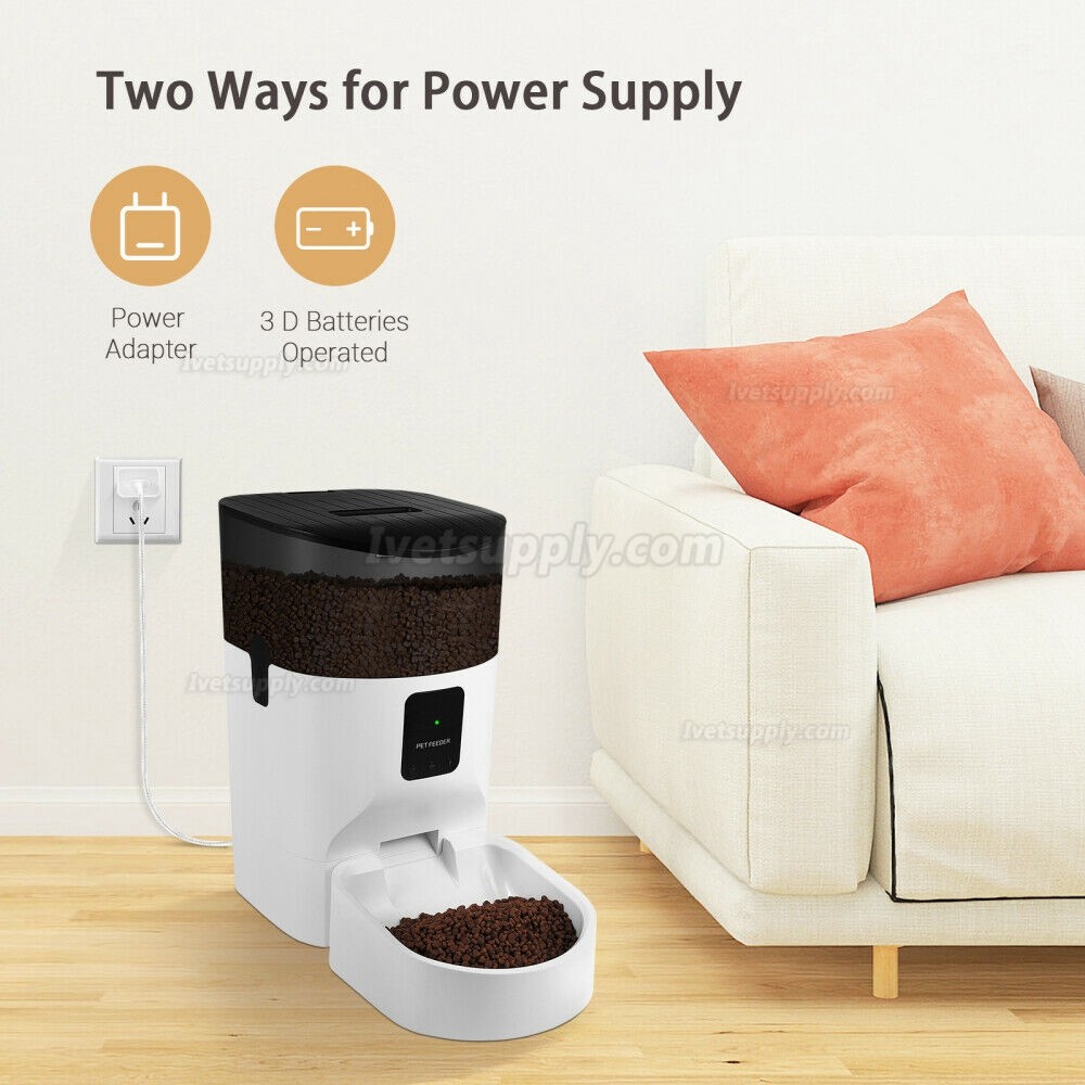 7L Automatic Cat Feeder - WiFi Enabled Pet Food Dispenser for Cat and Dog Auto